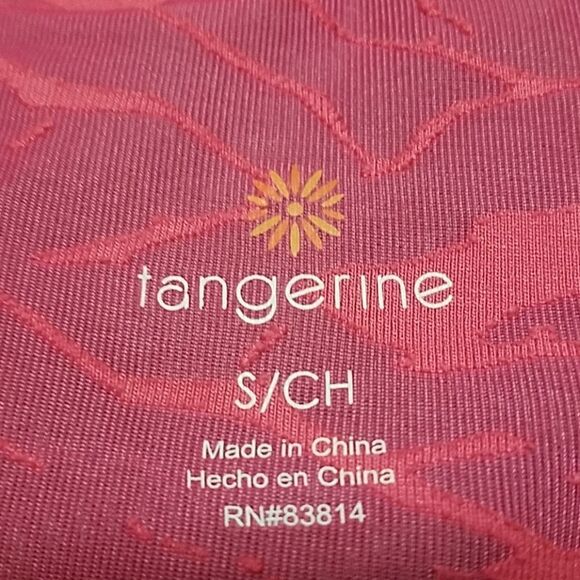 Tangerine Pink Tank Top (Small) - Picture 5 of 6